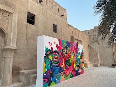 art festival at Ajman fort 2021