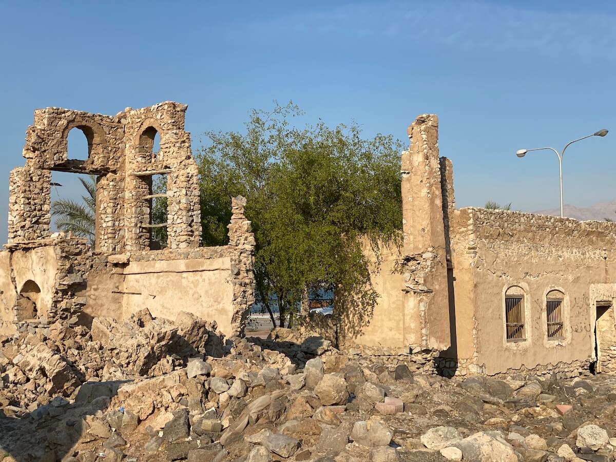 ruins of n Emirati house
