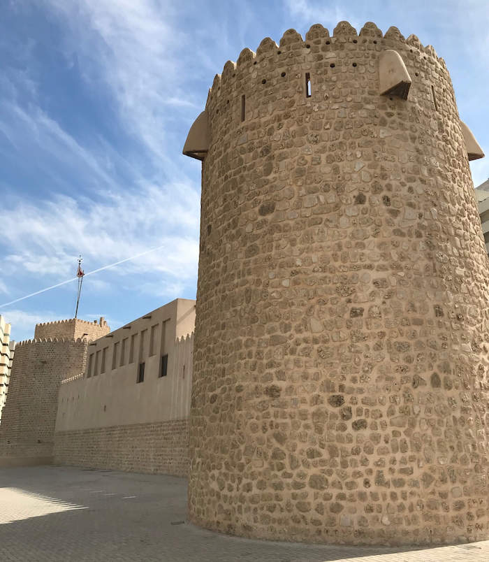 Circular tower at Al Hisn Sharjah Fort