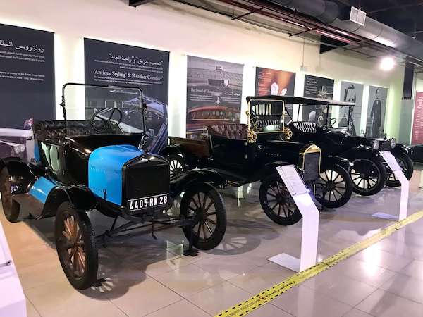 very early cars at Classic Car Museum Sharjah
