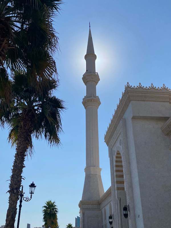 Fujairah grand mosque minaret