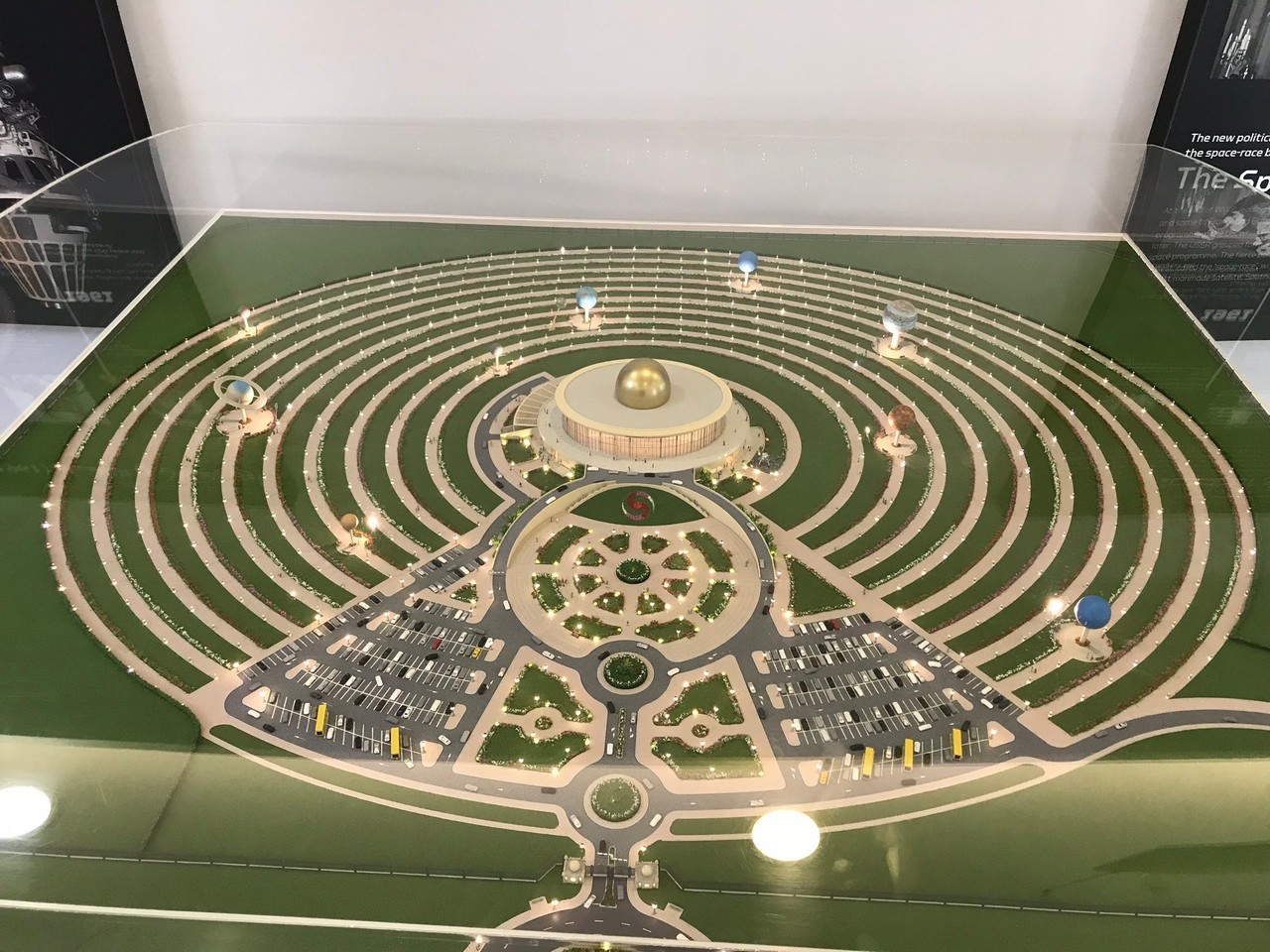 model of Sharjah planetarium, Sharjah centre for space sciences and astronomy