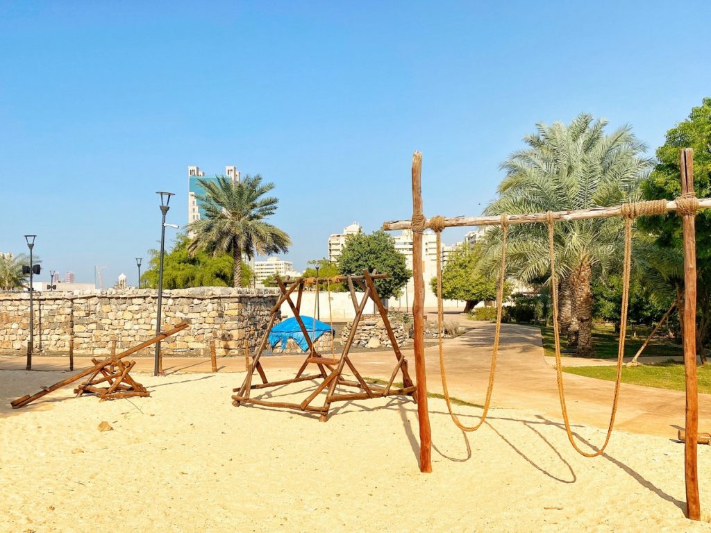 traditional play ground at Heart of Sharjah