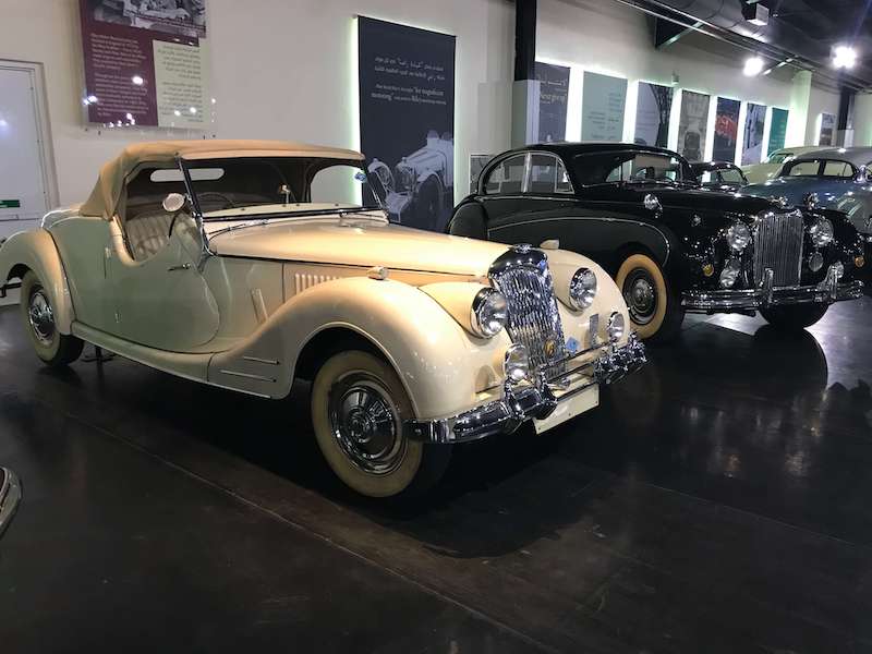 exhibits at Classic Car Museum Sharjah