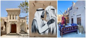 Ajman heritage district collage