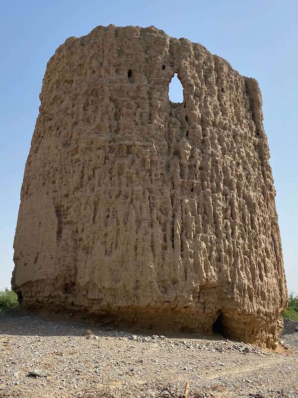 Old mud watchtower at Khatt, Ras al Khaimah