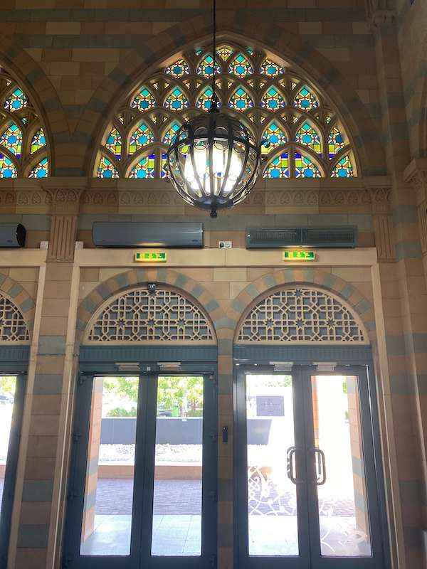 Sharjah museum of Islamic civilisation stained glass windows