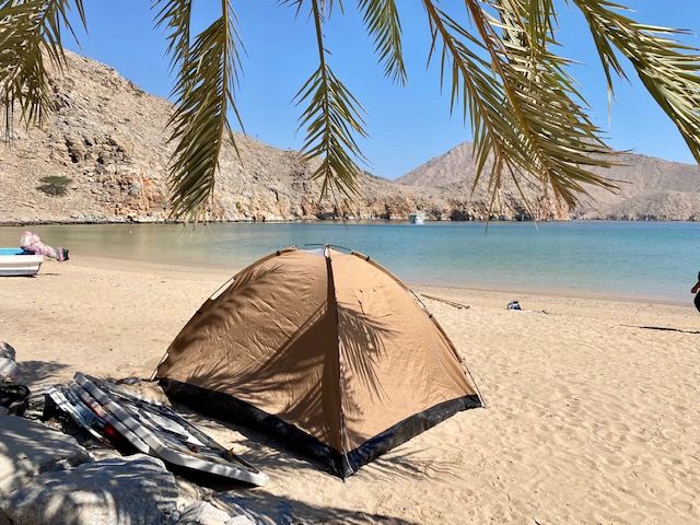 camping at Musandam Oman