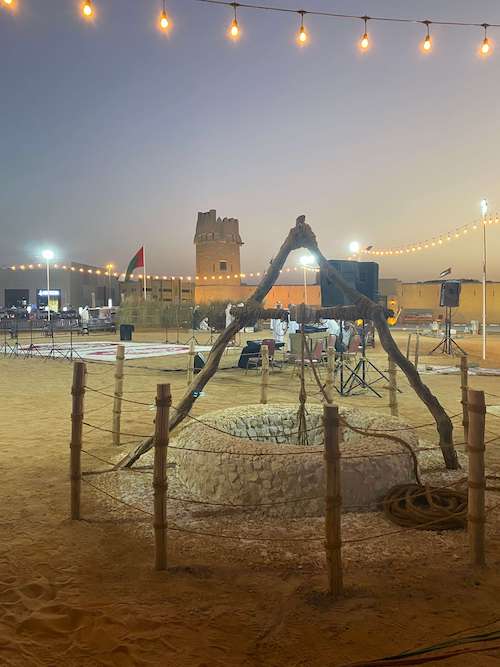 event and play area at al dhaid fort