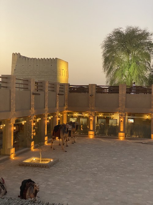 Al Dhaid fort courtyard