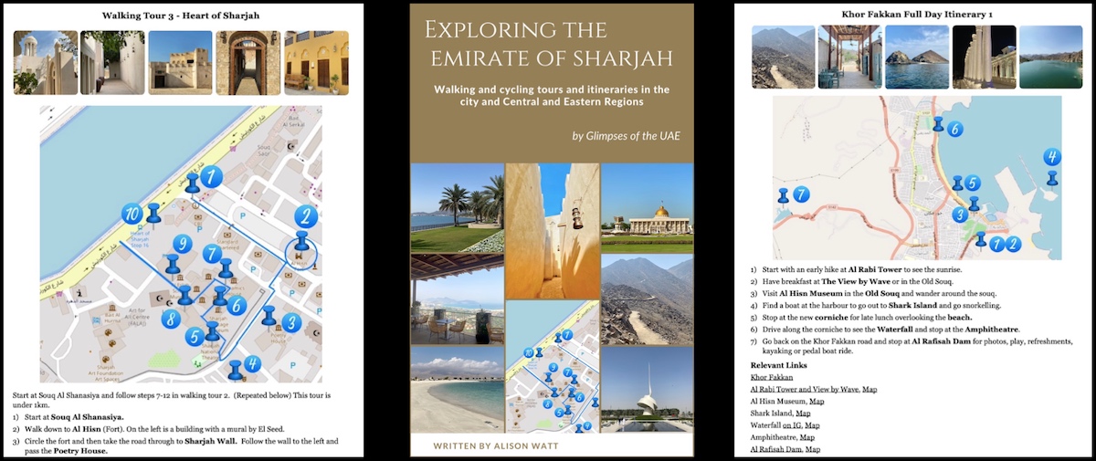 Sharjah walking and cycling tours and itineraries