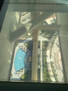 view from dubai frame glass floor