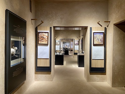 Photo of museum exhibit linking to museum posts