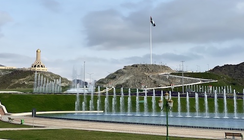 Khor Fakkan Square and fountains
