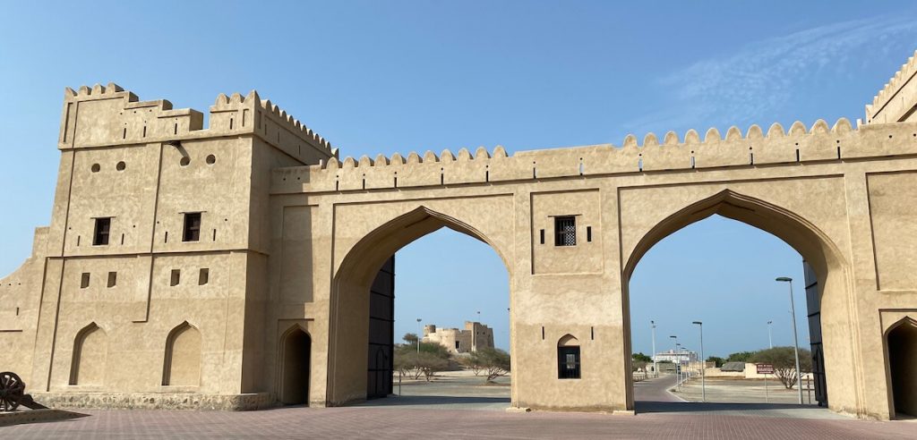 Fujairah Fort through the gate
