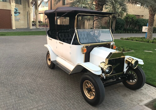 classic car ride at al majaz waterfront sharjah family destination
