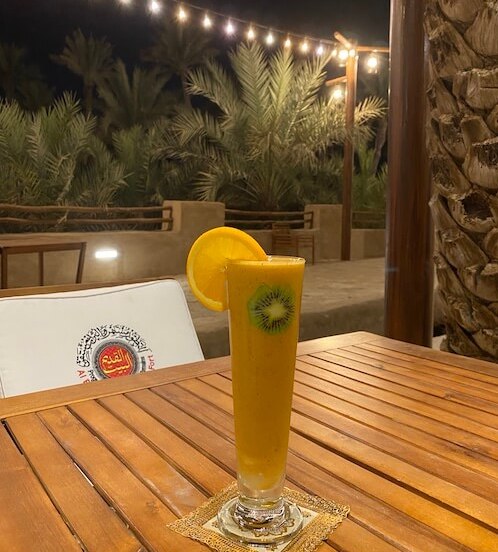 fresh juices at al dhaid - sharjah sober destination