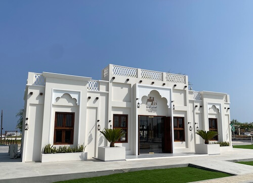 the fort guest house reception at kalba sharjah