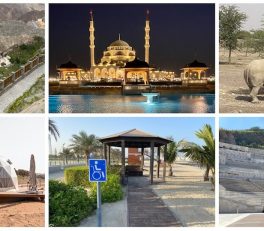 top reasons to visit sharjah - photo collage of places in Sharjah