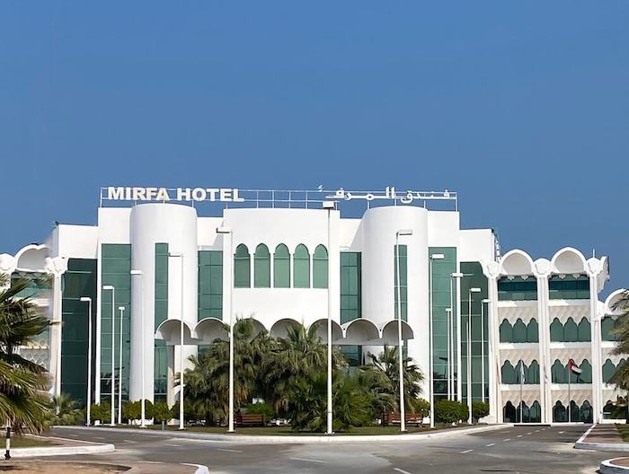 al mirfa hotel Mirfa beach resort Abu Dhabi
