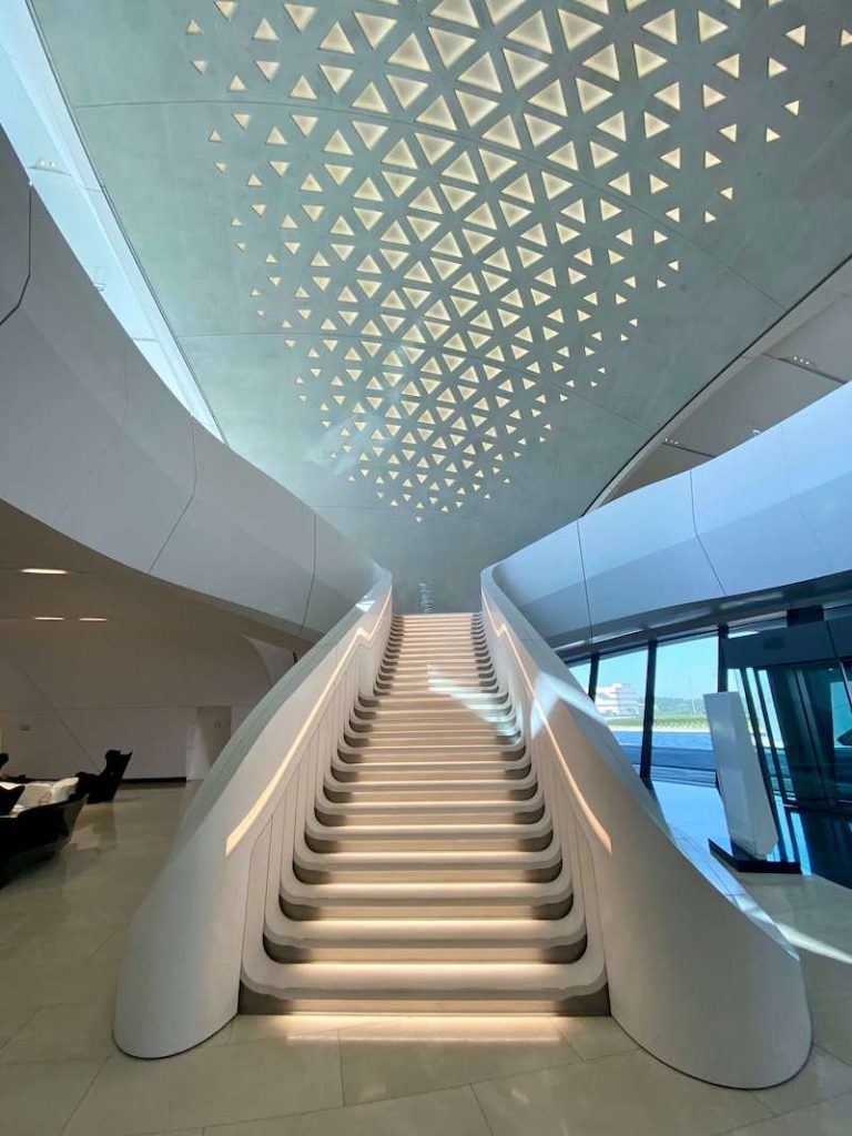 beeah headquarters interior photos stairway
