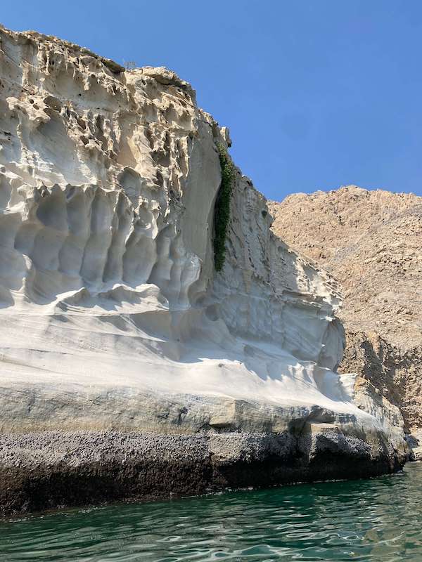 white cliffs at Dibba Musandam
