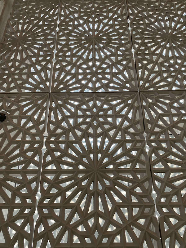 mashrabi panels at Ahmed El-Tayeb Mosque