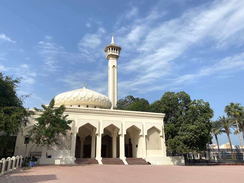 Al Farooq Mosque Al Fahidi District with low dome